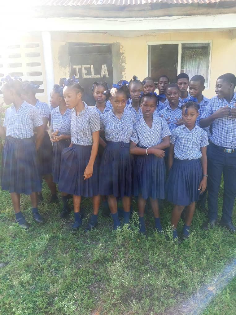 Students at Jela Foundation Primary School
